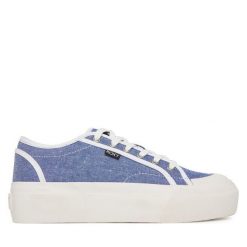 Trampki Roxy. Niebieskie trampki i tenisówki damskie Roxy, bez wzorów, bez zapięcia. Za 159.99 zł.