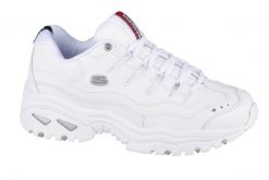 Buty do chodzenia damskie Skechers Sportenergy. Białe obuwie sportowe damskie Skechers, bez wzorów, z materiału, trekkingowe, Skechers Sport. Za 368.00 zł.