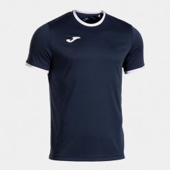 Koszulka sportowa męska Joma Combi Premium. Niebieskie koszulki sportowe męskie Joma, m, bez wzorów, z materiału, bez kołnierzyka, bez ramiączek, do biegania. Za 141.00 zł.