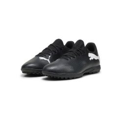 Buty piłkarskie męskie Puma Future 7. Białe buty sportowe męskie Puma, z materiału, bez zapięcia, do piłki nożnej. Za 220.98 zł.
