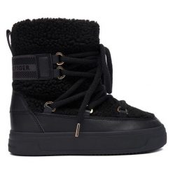 Śniegowce Tommy Hilfiger. Czarne śniegowce i trapery damskie Tommy Hilfiger. Za 559.99 zł.