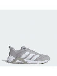Adidas Buty na siłownię Dropset Control JR9291 Szary. Szare buty sportowe męskie Adidas, z materiału, bez zapięcia, na fitness i siłownię. Za 359.99 zł.