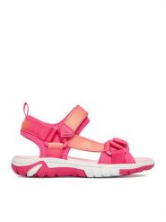 Roxy Sandały CEO-P5QX005K(DZ) Różowy. Czerwone sandały dziewczęce Roxy, z materiału, bez zapięcia. Za 129.99 zł.
