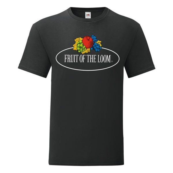 Męska Koszulka Z Logo W Stylu Vintage. Niebieskie koszulki sportowe męskie Fruit of the Loom, m, bez wzorów, bez kołnierzyka, bez ramiączek, trekkingowe. Za 43.99 zł.