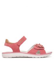 Primigi Sandały 1385222 D Koralowy. Pomarańczowe sandały dziewczęce Primigi, ze skóry, bez zapięcia. Za 249.99 zł.