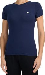 4f Koszulka damska 4F F3306 granatowa 4FWMM00TTSHF3306 31S L. T-shirty damskie 4f, l, bez wzorów, bez kołnierzyka. Za 43.18 zł.