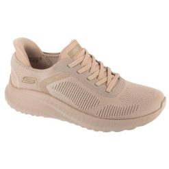 Buty sportowe Sneakersy damskie, Slip-Ins: BOBS Sport Squad Chaos - Current Muse. Brązowe obuwie sportowe damskie Skechers, bez wzorów, sportowe, bez zapięcia. Za 359.99 zł.