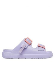 D.Franklin Klapki Vibe Foam 2 DFSH413005 Fioletowy. Fioletowe klapki damskie D.Franklin, bez wzorów, z syntetyku, bez obcasa. Za 169.99 zł.