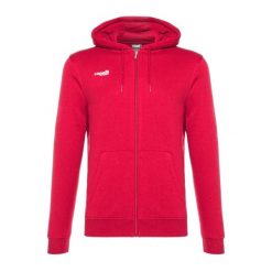 Bluza piłkarska męska Capelli Basics Adult Zip Hoodie. Czerwone bluzy męskie CAPELLI SPORT, m, bez wzorów, bez kaptura. Za 149.99 zł.