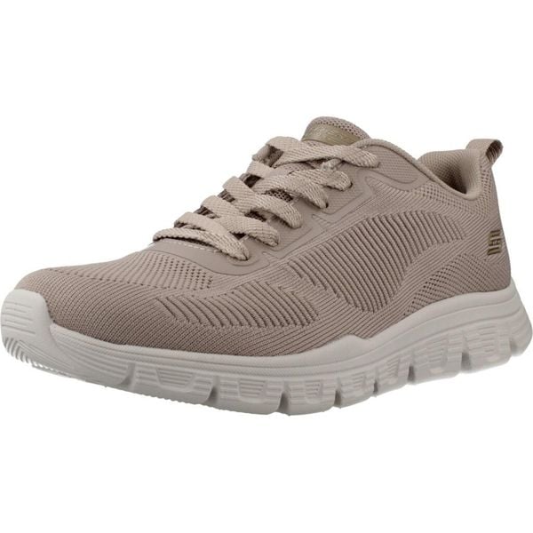 Buty SKECHERS BOBS B LITE Brązowy. Brązowe trekkingi damskie Skechers, trekkingowe. Za 249.00 zł.