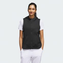 Kamizelka Ultimate365 Cold.rdy z suwakiem na całej długości. Czarne kurtki damskie Adidas, m, bez wzorów, bez kaptura. Za 439.00 zł.