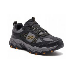 Buty Męskie Skechers Stamina Terenowe Trekkingi Sportowe. Czarne buty sportowe męskie Skechers, bez zapięcia, trekkingowe, Skechers Sport. Za 329.00 zł.