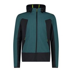 Bluza męska turystyczna CMP 35G6567. Zielone bluzy męskie CMP, l, bez wzorów, bez kaptura. Za 297.50 zł.