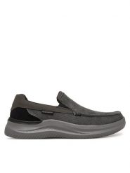 Skechers Półbuty Relaxed Fit: Hasting - Fielden 205066/BLK Czarny. Czarne półbuty na co dzień męskie Skechers, z materiału, bez zapięcia. Za 289.99 zł.