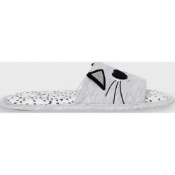 Etam - Kapcie Gafas. Szare kapcie damskie Etam, z gumy. W wyprzedaży za 49.90 zł.