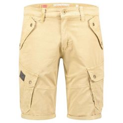 Bermudy Geographical Norway PRODOL EO MEN 063 beżowy męska (SX1427H/GNO-Beige). Brązowe krótkie spodenki sportowe męskie Geographical Norway, m, bez wzorów, trekkingowe. Za 149.00 zł.