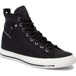 Sneakersy DIESEL - Exposure I Y00023 P2717 T8013 Black. Czarne półbuty na co dzień męskie Diesel, z materiału, eleganckie, bez zapięcia. Za 489.00 zł.