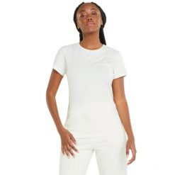 Damska Koszulka Z Haftem Essential. Brązowe t-shirty damskie Puma, m, bez wzorów, z bawełny, klasyczne, bez kołnierzyka. Za 75.00 zł.