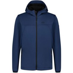 Męska kurtka softshell Kjelvik Dario Blue S. Niebieskie kurtki męskie ZSPORT, m, bez wzorów, z softshellu, trekkingowe. Za 235.99 zł.