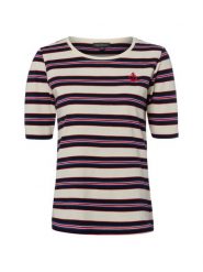 Franco Callegari Koszulka Kobiety Bawełna (100%) niebieski|wielokolorowy, S. Niebieskie t-shirty damskie Franco Callegari, s, bez wzorów, z bawełny, bez kołnierzyka. Za 99.95 zł.