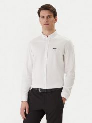 BOSS Koszula ST Motion 50555946 Biały Regular Fit. Białe koszule męskie Boss, m, bez wzorów, z bawełny, bez kołnierzyka, bez ramiączek. Za 569.99 zł.