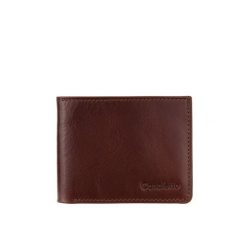 Mały portfel męski Canaletto ze skóry naturalnej z RFID – elegancja i bezpieczeństwo PD1167s40108 RFID. Brązowe portfele męskie bez wzorów, ze skóry. Za 120.00 zł.