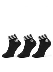 Adidas Skarpety długie 3-Stripes JV7436 Czarny. Czarne skarpety damskie Adidas, bez wzorów, z bawełny. Za 49.99 zł.