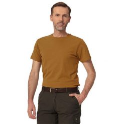 T-shirt myśliwski Tagart Fnt wysokiej jakości bawełna. Żółte t-shirty męskie tagart, s, bez wzorów, z bawełny, bez kołnierzyka. Za 85.00 zł.