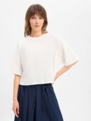 Drykorn Koszulka damska - Kusia Kobiety Bawełna biały, L. Białe t-shirty damskie DRYKORN, l, bez wzorów, z bawełny, bez kołnierzyka. Za 269.95 zł.