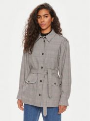 Tommy Hilfiger Kurtka przejściowa WW0WW43316 Szary Regular Fit. Szare kurtki damskie Tommy Hilfiger, bez wzorów, z wiskozy, bez kaptura. Za 979.99 zł.