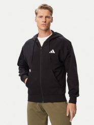 Adidas Bluza Feelcozy IA6045 Czarny Regular Fit. Czarne bluzy męskie Adidas, l, bez wzorów, z bawełny, bez kaptura. Za 239.99 zł.