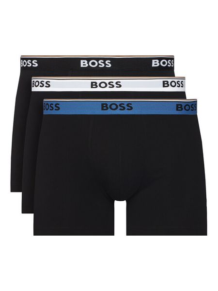 BOSS Komplet bokserek 50554694 Czarny. Czarne bokserki męskie Boss, l, bez wzorów, z bawełny. Za 138.99 zł.