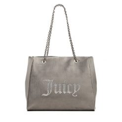 Torebka Juicy Couture. Szare torebki do ręki damskie Juicy Couture, bez wzorów, bez dodatków. Za 399.99 zł.