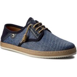 Półbuty NOBRAND - Bay 9629-3 Navy. Niebieskie półbuty na co dzień męskie Nobrand, z kauczuku. W wyprzedaży za 259.00 zł.
