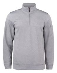Clique Basic Active Half Zip bluza 100% poliester szary melanż. Szare bluzy męskie CLIQUE, s, bez wzorów, z poliesteru, bez kaptura. Za 173.55 zł.