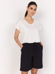 Soyaconcept® Bermudy Kobiety Bawełna (100%) czarny, L. Czarne szorty damskie na lato, l, bez wzorów, z bawełny, eleganckie. Za 129.95 zł.