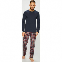 Tommy Hilfiger - Piżama. Szare piżamy męskie Tommy Hilfiger, z bawełny. Za 299.90 zł.