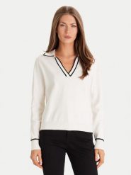 Morgan Sweter 252-MCOLO Écru Regular Fit. Swetry damskie Morgan, l, bez wzorów, z syntetyku, bez kołnierzyka, bez ramiączek, bez kaptura. Za 249.99 zł.