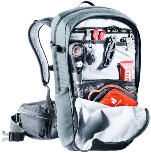 Plecak na rower damski Deuter Flyt 12 SL - graphite/black. Czarne plecaki damskie Deuter, bez wzorów. Za 725.99 zł.