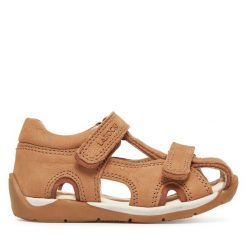 Sandały Lasocki Kids. Brązowe sandały chłopięce Lasocki Kids, bez zapięcia. Za 129.99 zł.