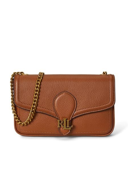 LAUREN RALPH LAUREN Torebka 432977374002 Brązowy. Brązowe listonoszki damskie Lauren Ralph Lauren, bez wzorów, ze skóry, bez dodatków. Za 779.99 zł.