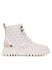 MICHAEL Michael Kors Trapery MK02734257 Écru. Buty zimowe dziewczęce MICHAEL Michael Kors, bez wzorów, ze skóry, bez zapięcia. Za 489.99 zł.