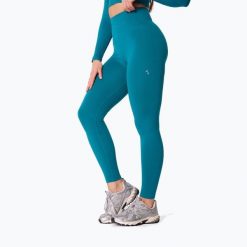 Legginsy treningowe damskie Carpatree Dopamine Buzz Seamless. Niebieskie legginsy damskie Carpatree, m, bez wzorów, z elastanu. Za 229.99 zł.