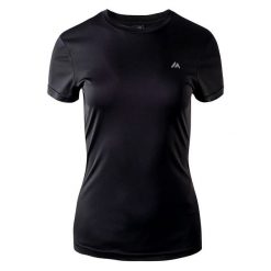 T-shirt Damski Z Krótkim Rękawem Bisic. Czarne t-shirty damskie MARTES, l, bez wzorów, z materiału, bez kołnierzyka. Za 46.99 zł.
