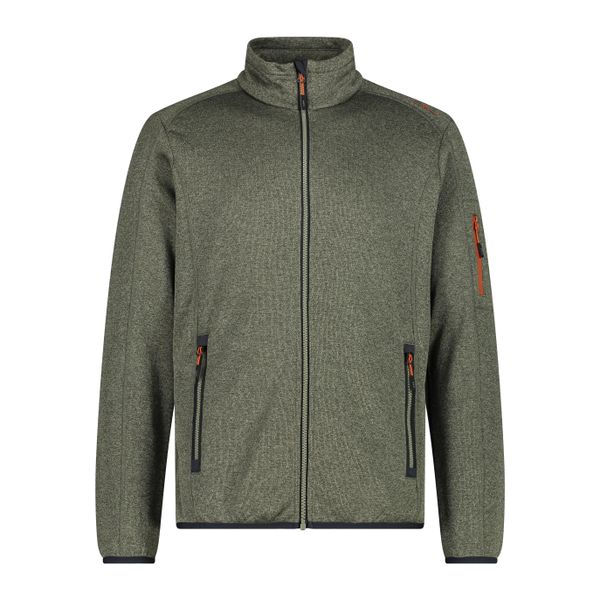Bluza męska turystyczna CMP 30H5887. Zielone bluzy męskie CMP, l, bez wzorów, z materiału, z kapturem. Za 239.00 zł.