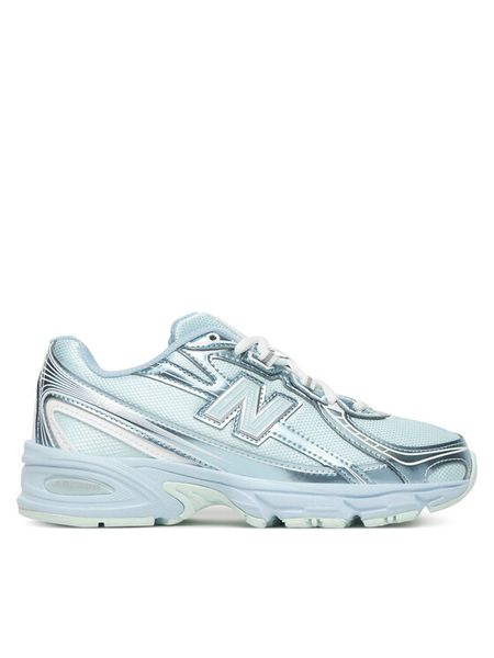 New Balance Sneakersy G7407LM Niebieski. Niebieskie buty sportowe dziewczęce New Balance, bez wzorów, z materiału, bez zapięcia. Za 344.99 zł.