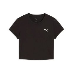 Koszulka Puma Wardrobe Ess Baby. Czarne koszulki sportowe damskie Puma, m, bez wzorów, eleganckie, bez kołnierzyka. Za 186.00 zł.