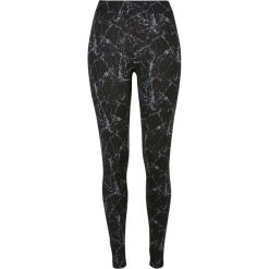 Legginsy damskie Urban Classics Soft AOP. Czarne legginsy damskie Urban Classics, bez wzorów. Za 142.00 zł.