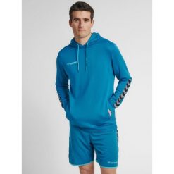 Bluza do piłki ręcznej męska Hummel hml AUTHENTIC Poly. Niebieskie bluzy męskie Hummel, m, bez wzorów, bez kaptura. W wyprzedaży za 177.00 zł.