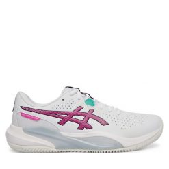 Buty do tenisa Asics. Białe buty sportowe męskie Asics, bez zapięcia, tenisowe. Za 539.99 zł.
